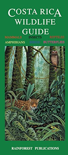 Algopix Similar Product 14 - Costa Rica Wildlife Guide Laminated