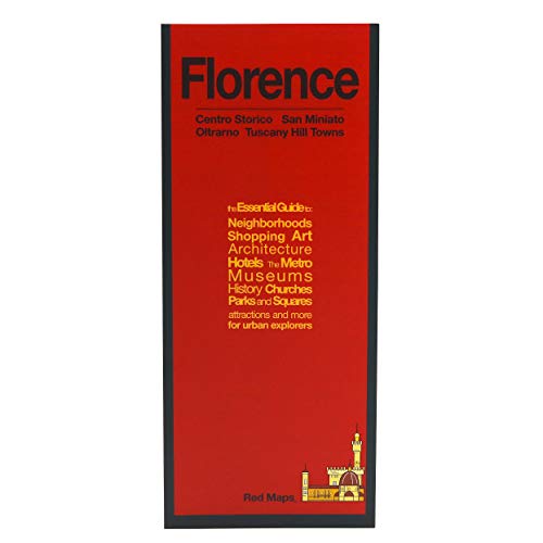 Algopix Similar Product 18 - Red Maps FLORENCE Street Map and City