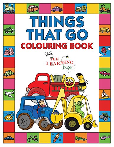 Algopix Similar Product 10 - Things That Go Colouring Book with The