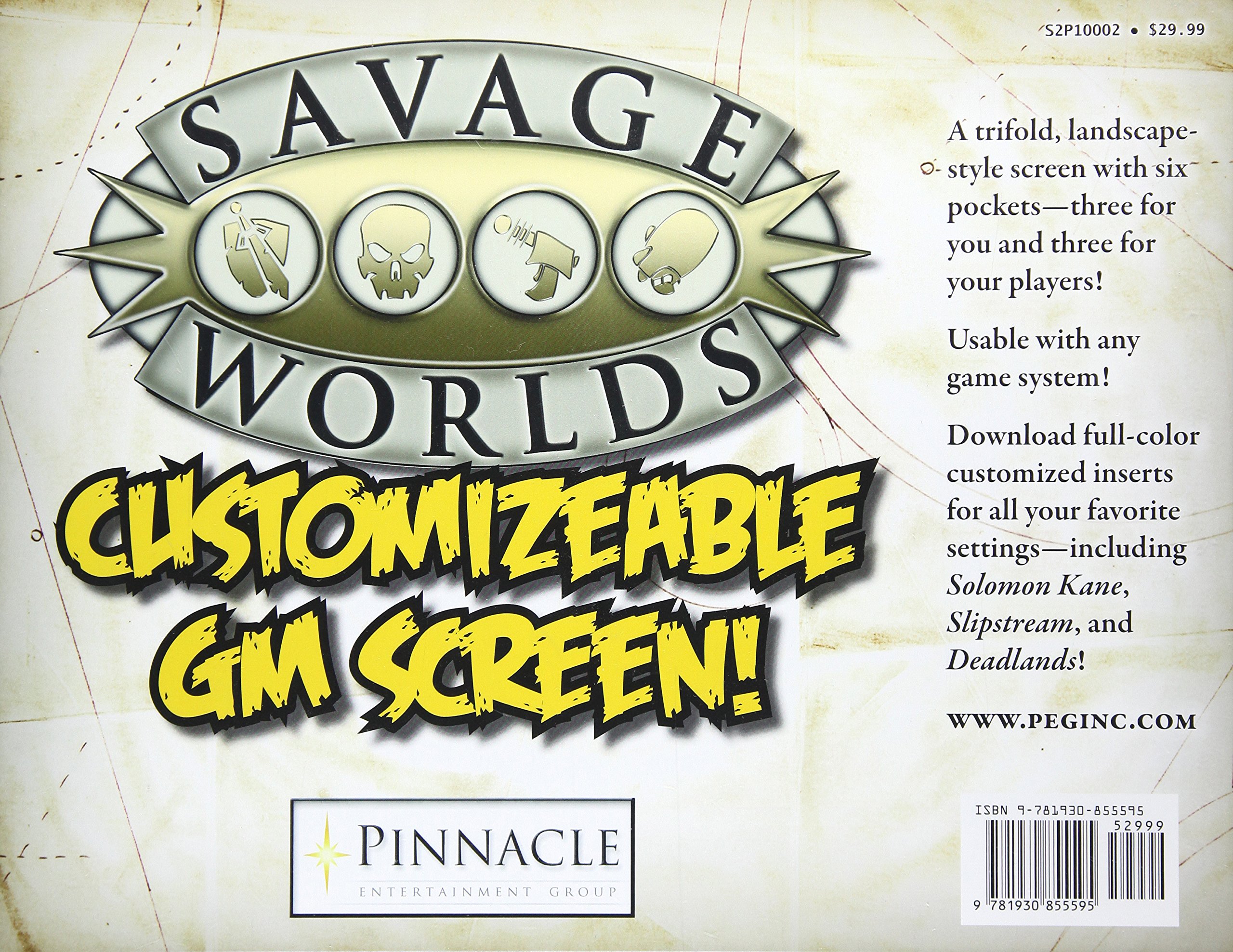 Algopix Similar Product 7 - Savage Worlds Customizable GM Screen