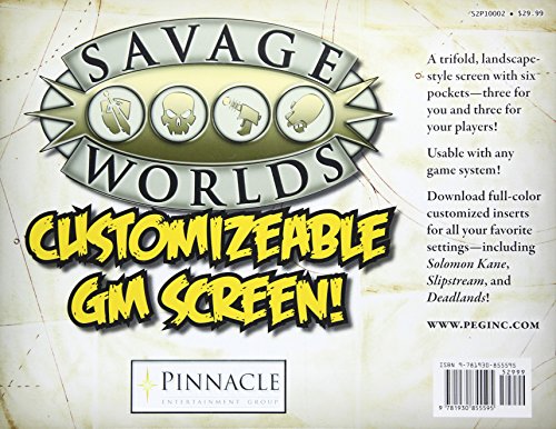 Algopix Similar Product 17 - Savage Worlds Customizable GM Screen