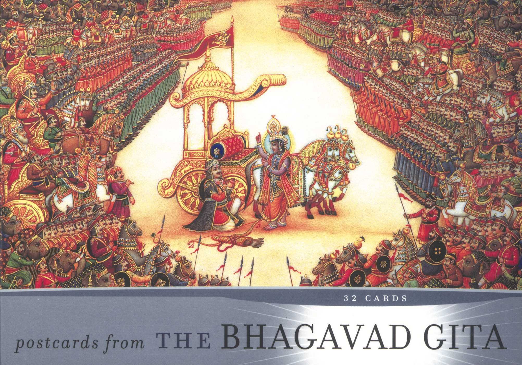Algopix Similar Product 4 - Postcards from the Bhagavad Gita