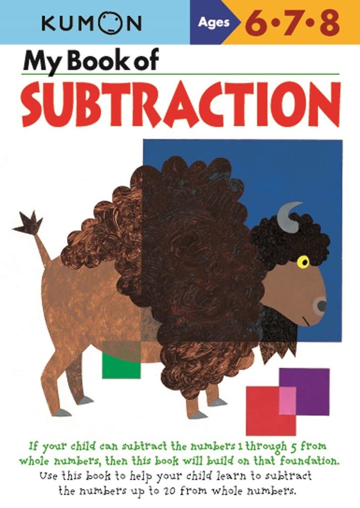 Algopix Similar Product 17 - My Book of Subtraction (Kumon Workbooks)