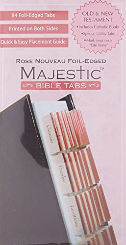 Algopix Similar Product 19 - Majestic Rose Nouveau Bible Tabs