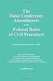 Algopix Similar Product 20 - The Duke Conference Amendments to the