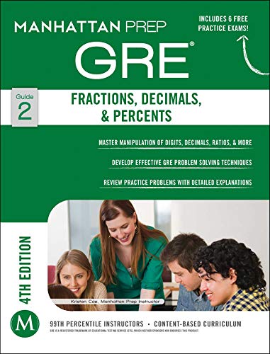 Algopix Similar Product 1 - GRE Fractions Decimals  Percents