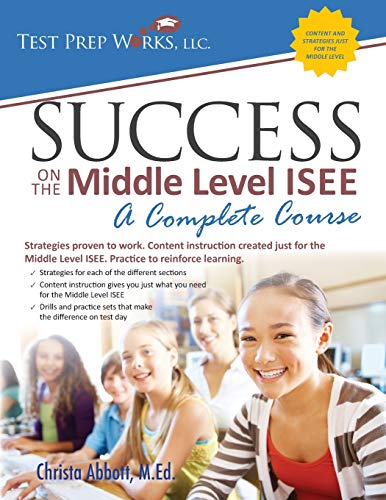 Algopix Similar Product 14 - Success on the Middle Level ISEE A