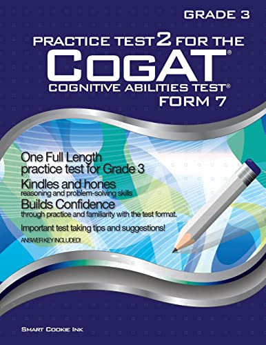 Algopix Similar Product 6 - Practice Test 2 for the CogAT  Form 7