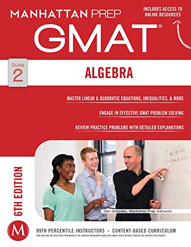 Algopix Similar Product 12 - Algebra GMAT Strategy Guide Manhattan