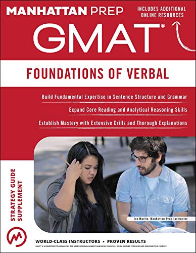 Algopix Similar Product 20 - GMAT Foundations of Verbal Manhattan