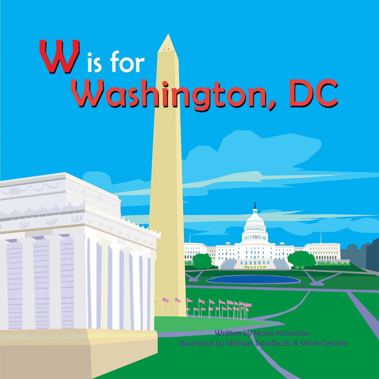 Algopix Similar Product 4 - W is for Washington DC Alphabet