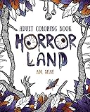 Algopix Similar Product 17 - Adult coloring book: Horror Land