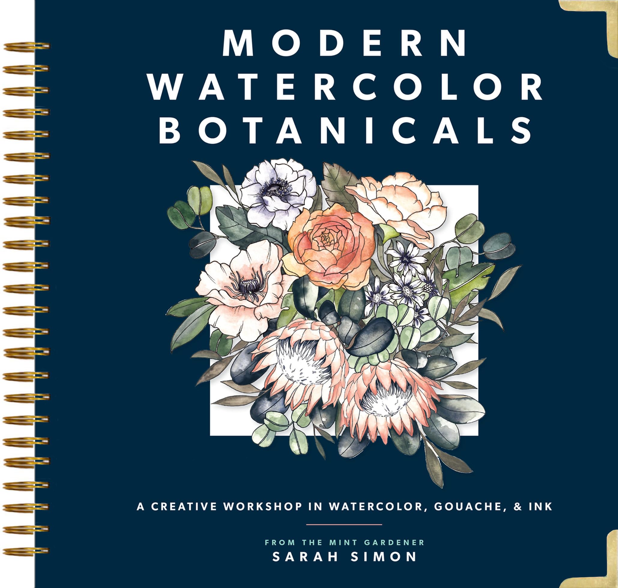 Algopix Similar Product 11 - Modern Watercolor Botanicals A