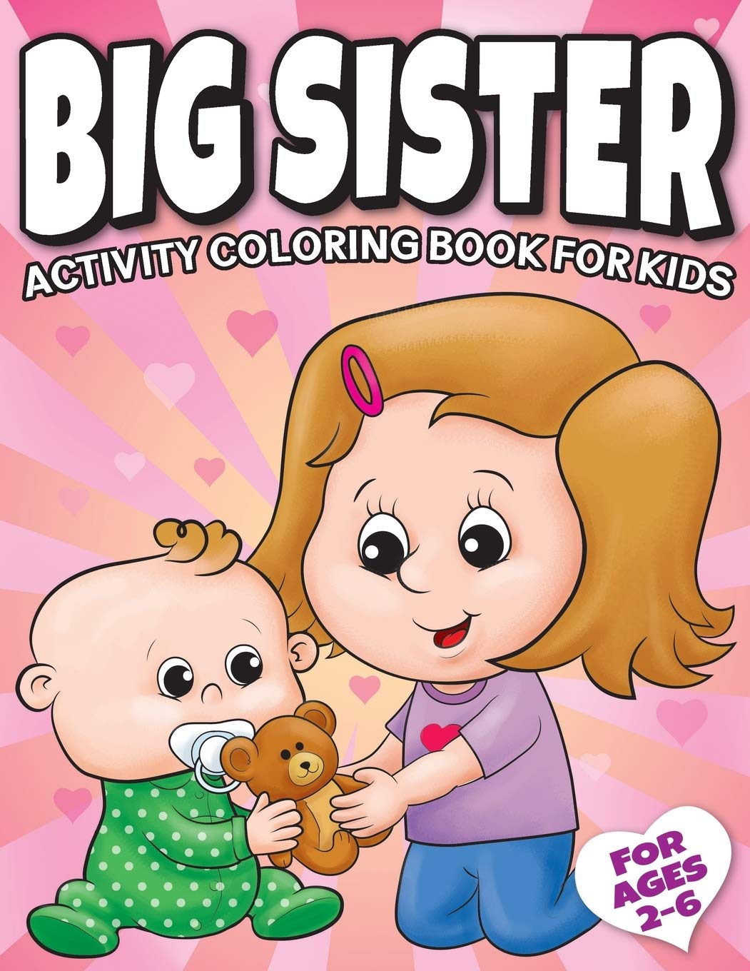 Algopix Similar Product 18 - Big Sister Activity Coloring Book For