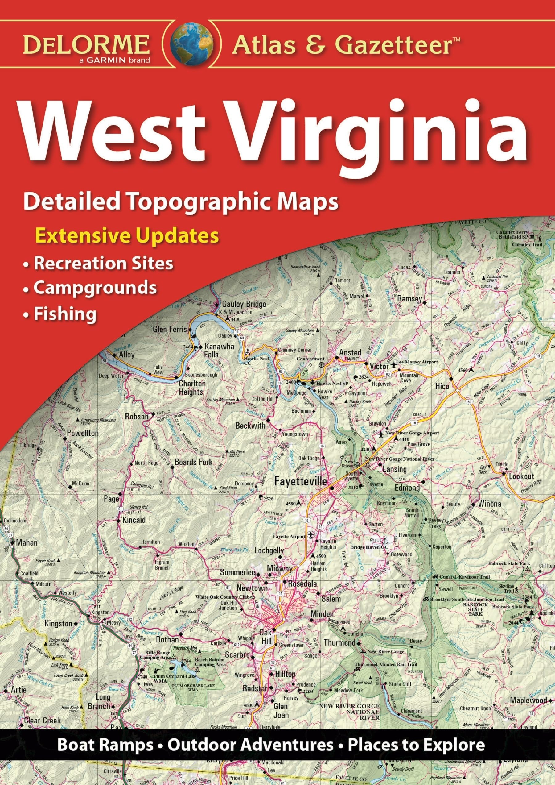 Algopix Similar Product 2 - DeLorme® West Virginia Atlas & Gazetteer
