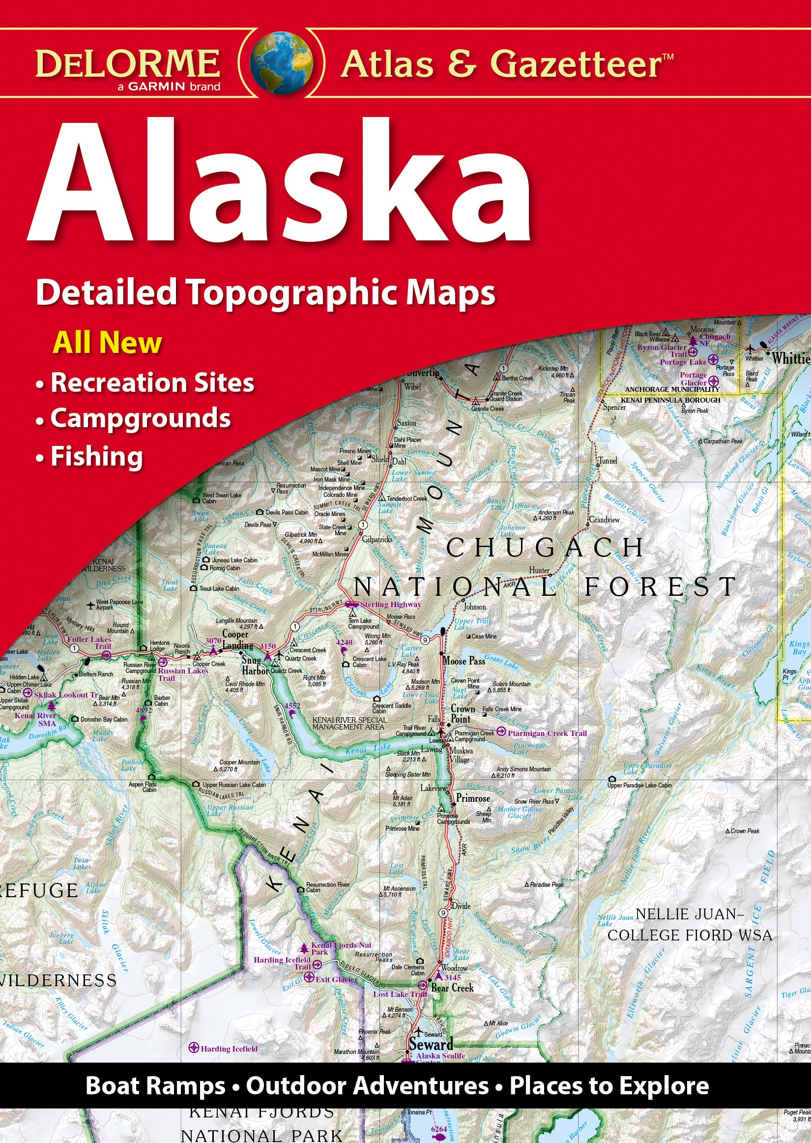 Algopix Similar Product 12 - Delorme Atlas & Gazetteer: Alaska