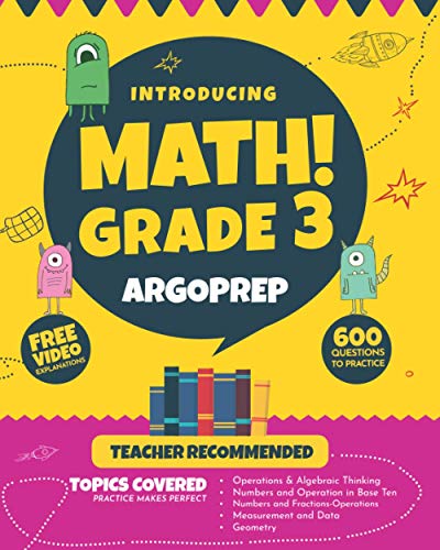 Algopix Similar Product 13 - Introducing MATH Grade 3 by ArgoPrep