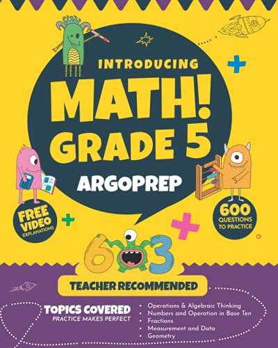 Algopix Similar Product 6 - Introducing MATH Grade 5 by ArgoPrep