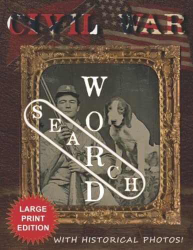 Algopix Similar Product 3 - Civil War Word Search Large Print