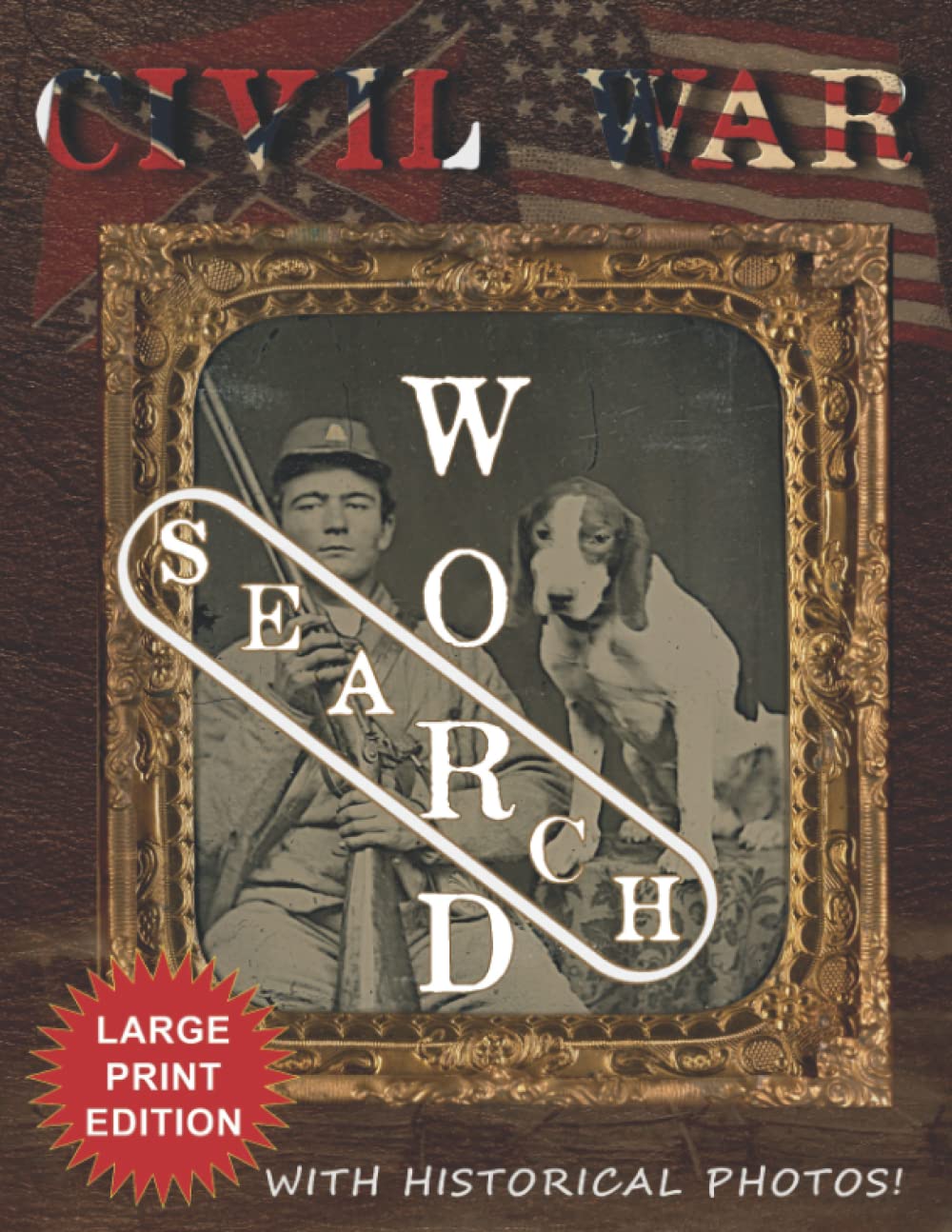 Algopix Similar Product 10 - Civil War Word Search  Large Print