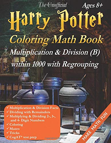 Algopix Similar Product 10 - Harry Potter Coloring Math Book