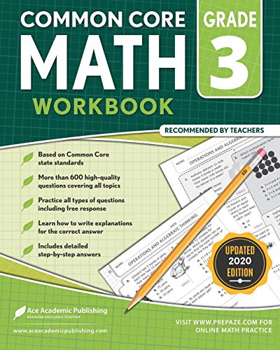 Algopix Similar Product 13 - 3rd Grade Math Workbook CommonCore