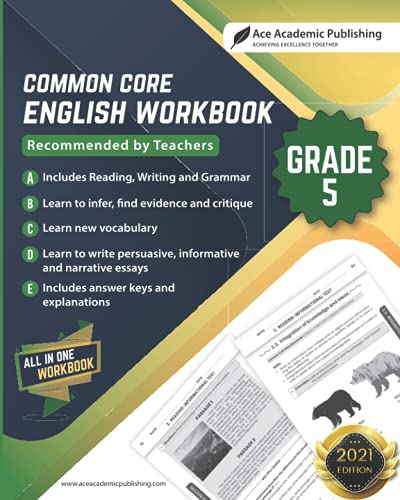 Algopix Similar Product 7 - Common Core English Workbook Grade 5