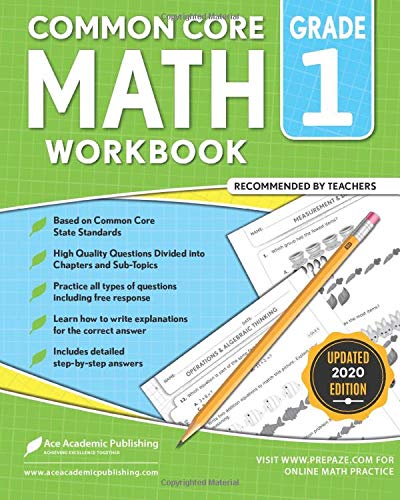 Algopix Similar Product 6 - 1st Grade Math Workbook Common Core