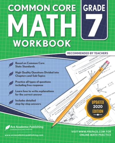 Algopix Similar Product 1 - 7th Grade Math Workbook Common Core