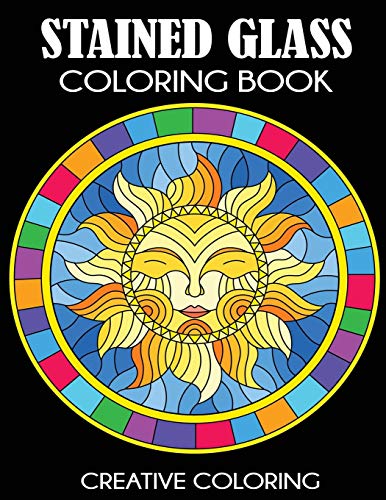 Algopix Similar Product 5 - Stained Glass Coloring Book Beautiful