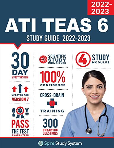 Algopix Similar Product 2 - ATI TEAS 6 Study Guide Spire Study