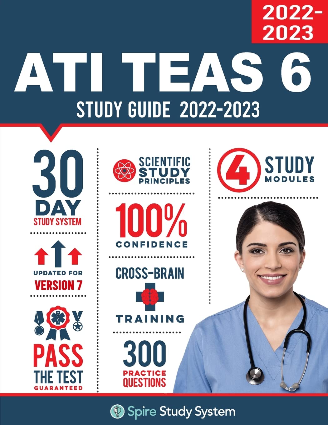 Algopix Similar Product 19 - ATI TEAS 6 Study Guide Spire Study
