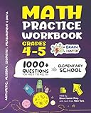 Algopix Similar Product 3 - Math Practice Workbook Grades 45