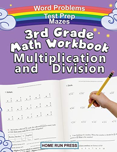 Algopix Similar Product 8 - 3rd Grade Math Workbook Multiplication
