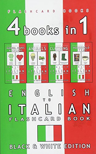 Algopix Similar Product 19 - 4 books in 1  English to Italian Kids