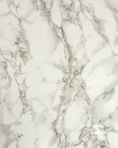 Algopix Similar Product 11 - White Marble Large Bullet Grid Journal