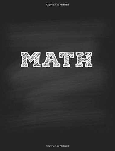 Algopix Similar Product 15 - Math Notebook College Ruled Single