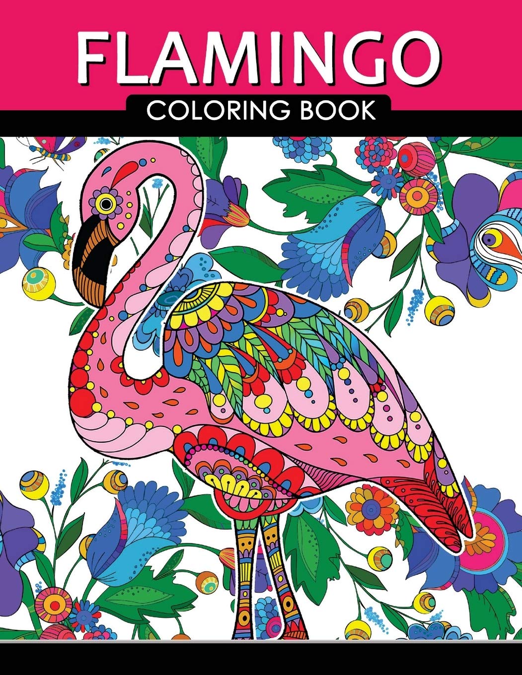 Algopix Similar Product 15 - Flamingo Coloring Book Adults Coloring