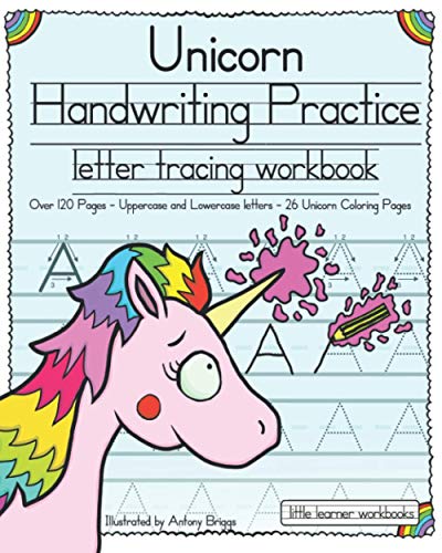 Algopix Similar Product 15 - Unicorn Handwriting Practice Letter
