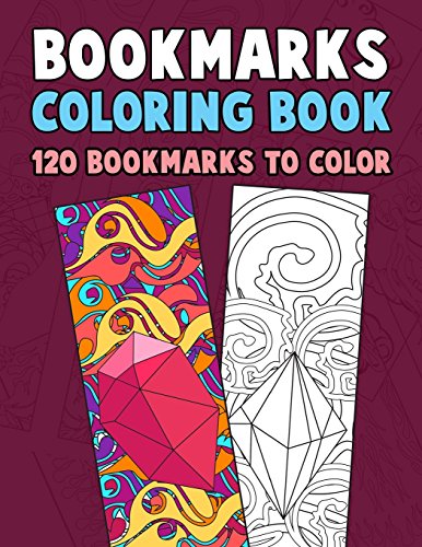Algopix Similar Product 3 - Bookmarks Coloring Book 120 Bookmarks