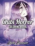 Algopix Similar Product 12 - Chibi Girls Horror An Adult Coloring