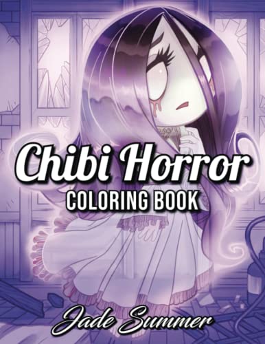 Algopix Similar Product 5 - Chibi Girls Horror An Adult Coloring