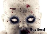 Algopix Similar Product 5 - Halloween Guestbook Scary Themed