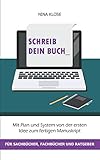 Algopix Similar Product 2 - Schreib dein Buch Mit Plan und System