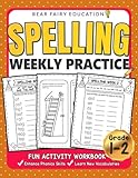 Algopix Similar Product 17 - Spelling Weekly Practice for 1st 2nd