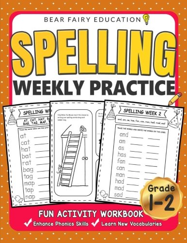 Algopix Similar Product 16 - Spelling Weekly Practice for 1st 2nd