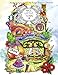 Algopix Similar Product 8 - Nice Little Town Adult Coloring Book