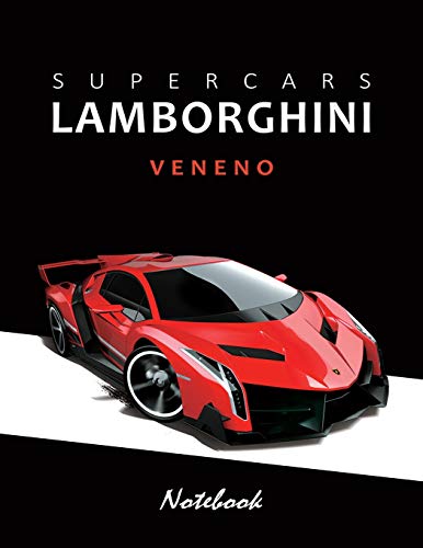 Algopix Similar Product 2 - Supercars Lamborghini Veneno Notebook