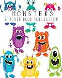Algopix Similar Product 2 - Monsters Sticker Book Collection Blank