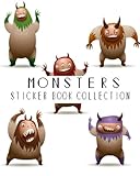 Algopix Similar Product 19 - Monsters Sticker Book Collection Blank